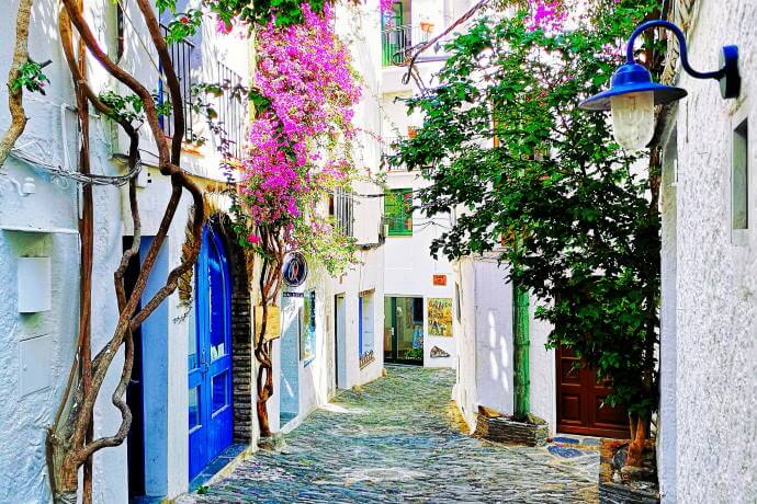 Scenic old town of Cadaques 