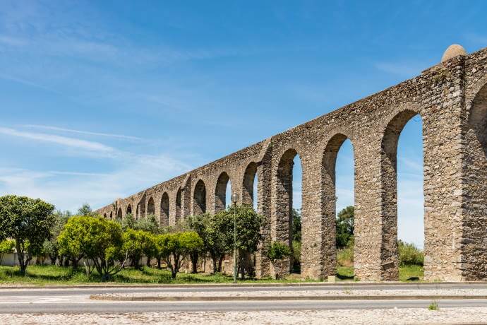 Walk or ride a bike along the Aqueduct in Évora!