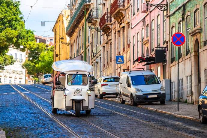Explore ancient Lisbon by tram or tuk tuk
